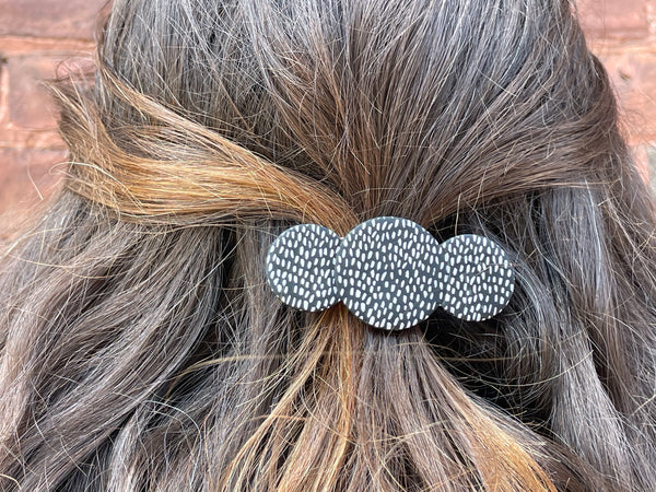 Dotted Stud and Hair Clip Set